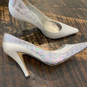 J Renee Janita pumps in silver